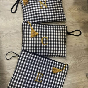 Funda iPad/ordenador vichy hecha a mano