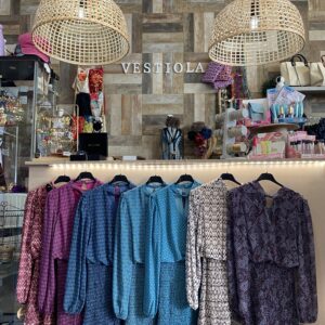 Vestido gasa frunce corto 32.50€