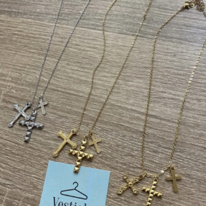 Cadena de las 3 cruces acero