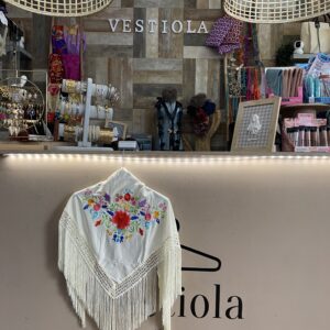 Mantón NIÑA marfil