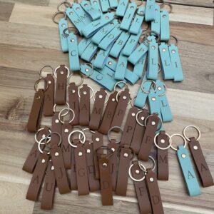 Pedido llaveros poliepiel personalizados para bodas y eventos (detalles invitados)