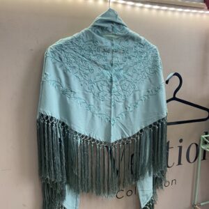 Mantón verde jabonoso