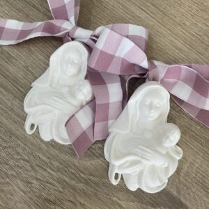 Medallones Virgencitas para carritos/cunas