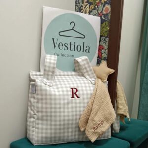 Bolsa carrito bebé personalizada con muselina
